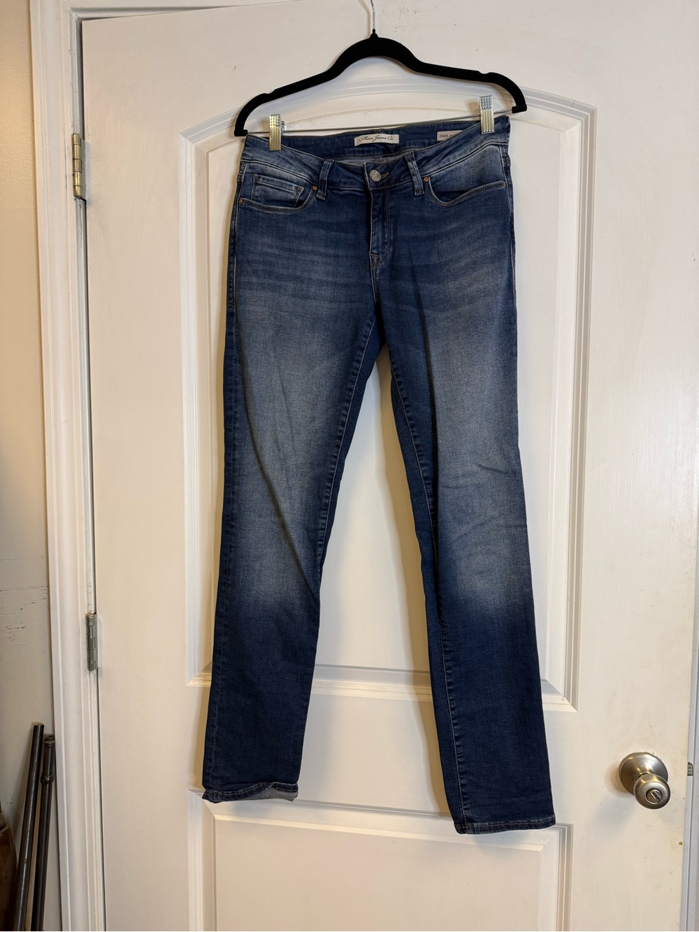 Mavi Emma Slim Boyfriend Jeans Size 28/32 Medium Wash Stretch Denim